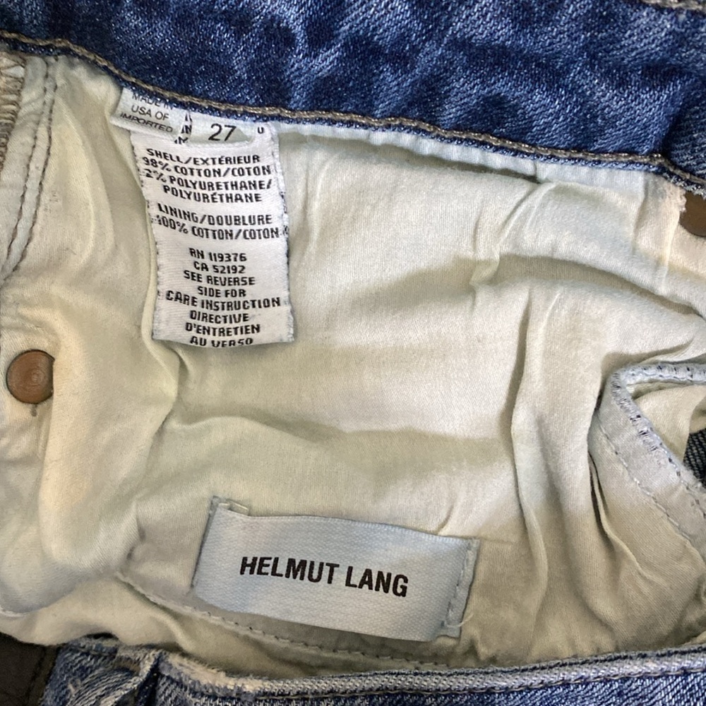 Helmut Lang Denim Rise 8 Inseam 27 - Picture 6 of 6
